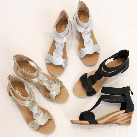 Stylish Women's Wedge Sandals Roman Shoes