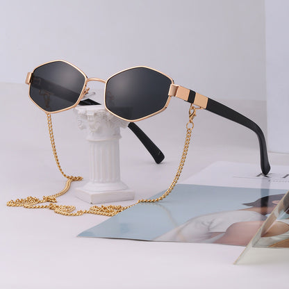 Adiffu Fashion Chain Sunglasses