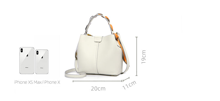 Adiffu Beige/Deep Yellow/Black Crossbody Bag And Handbag