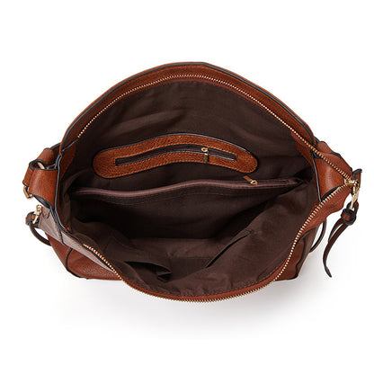 Adiffu Stylish Vintage One-shoulder Straddle Tote Bag