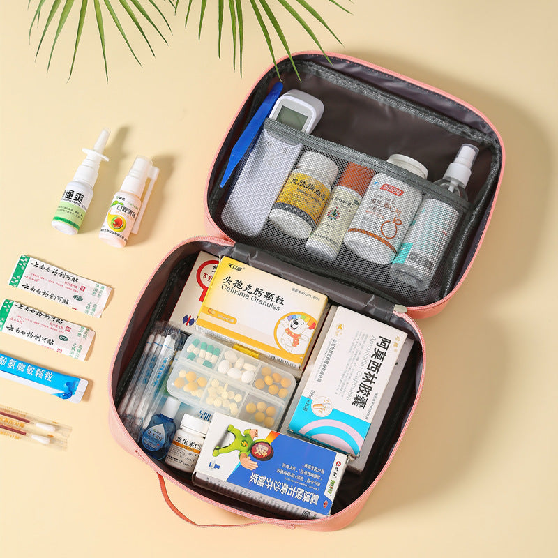 Adiffu Home First Aid Kit Portable Outdoor Travel Medicine Kit