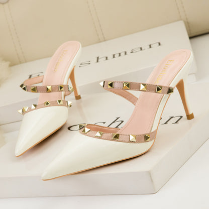 European and American Sexy Skinny High-heeled Pointy Heels