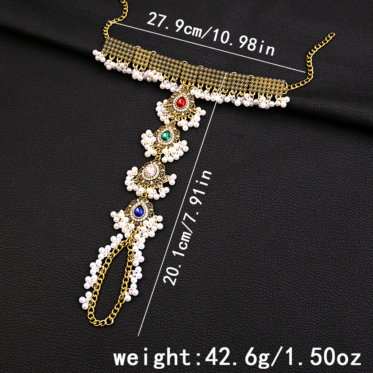 Retro Ethnic Geometric Anklet