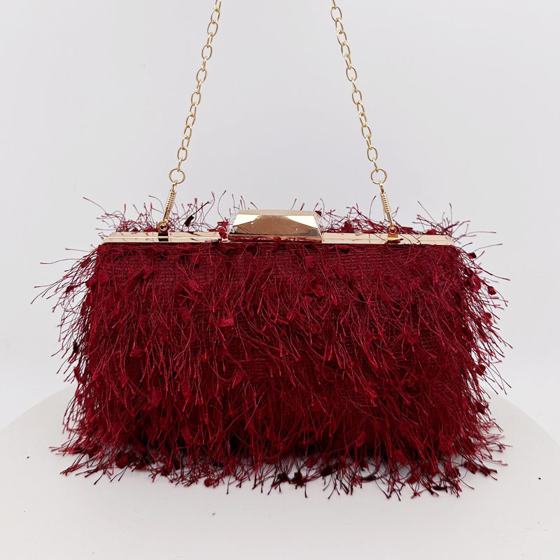 Adiffu Tassel Evening Bag