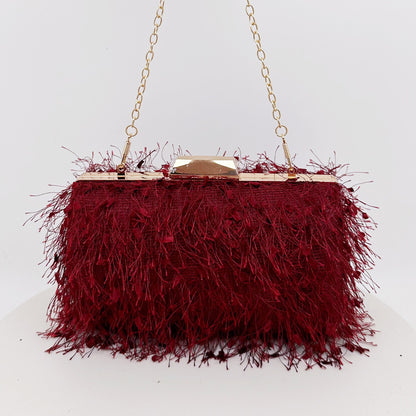 Adiffu Tassel Evening Bag