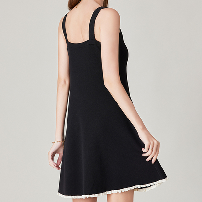 Adiffu Elegant Sweet Camisole Knit Dress