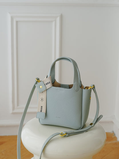 Solid Color Large Capacity Crossbody Bag