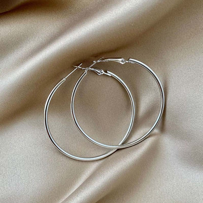 Adiffu European and American Fashion Round Earrings