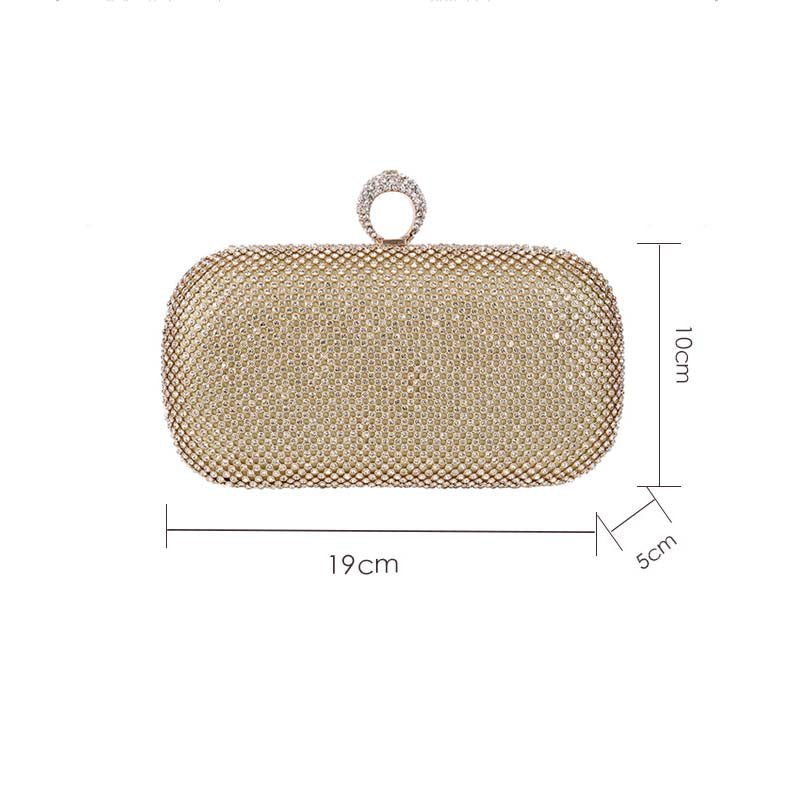 Adiffu Shiny Diamond Dinner Bag
