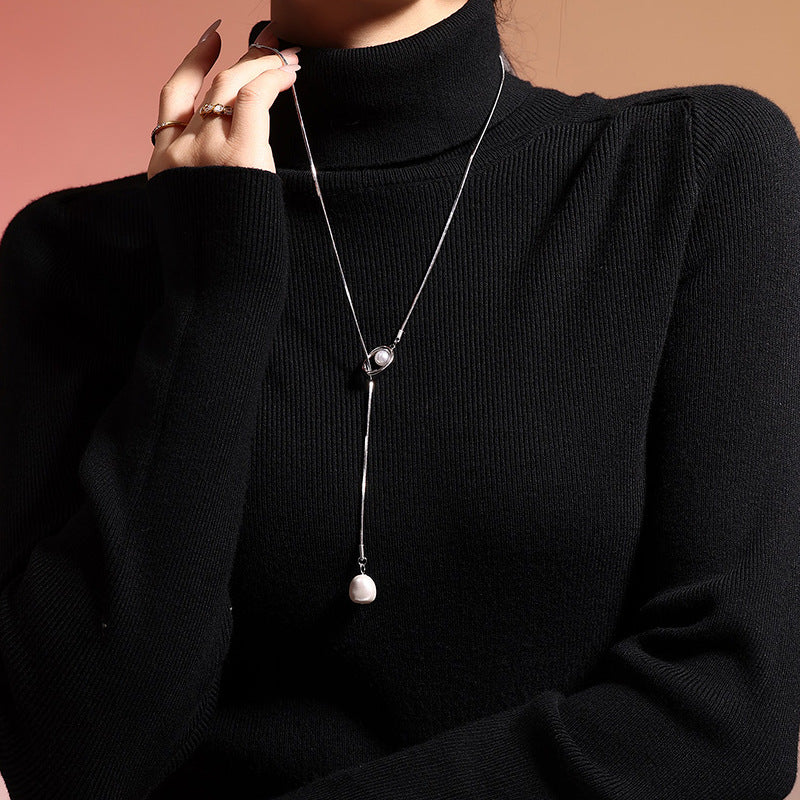 Adiffu French Fringe Necklace