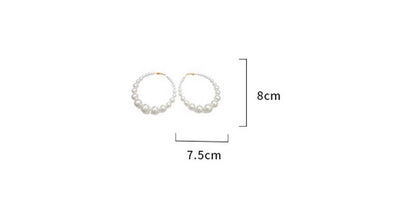 Oversized Pearl Ear Loops