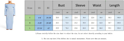 Adiffu Sexy Solid Color Long-sleeved One-shoulder Pleated Knit Dress