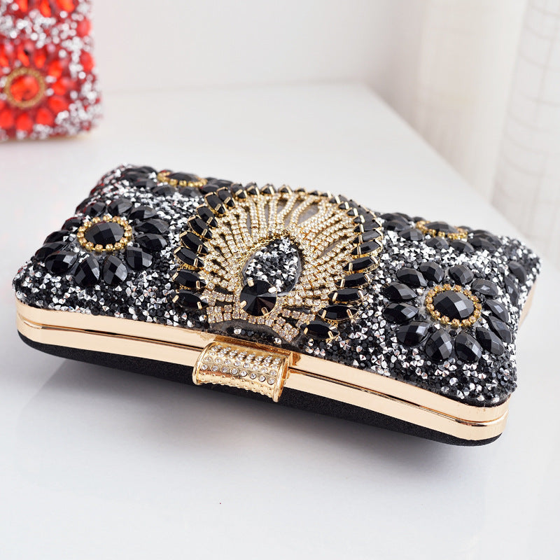 Adiffu Wedding Rhinestone Clutch Bag
