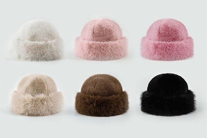 Adiffu Autumn-winter Pullover Hat Women's Plush Fisherman's Hat