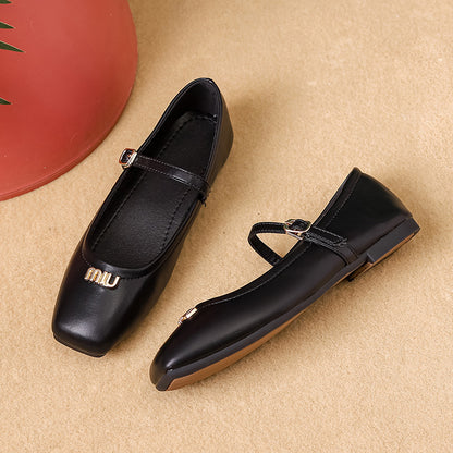 Adiffu Comfortable Mary Jane Flats