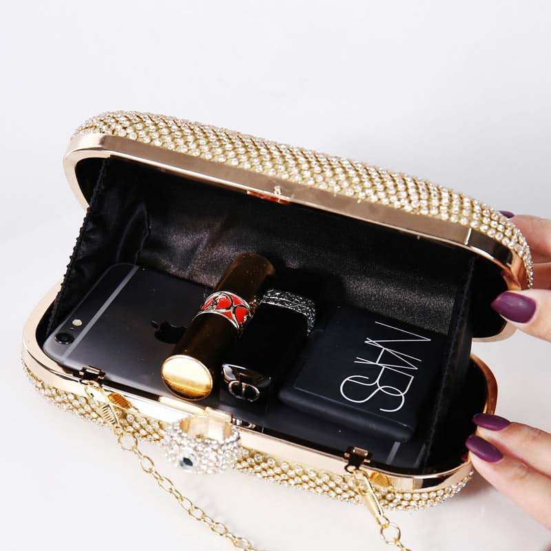 Adiffu Shiny Diamond Dinner Bag