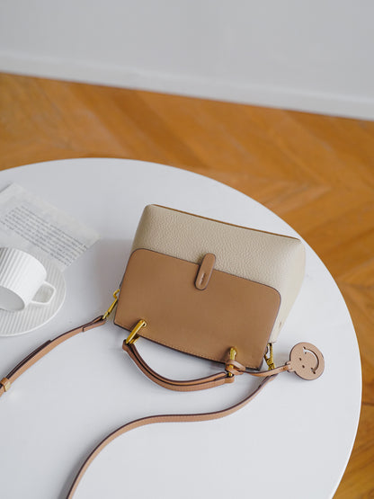 Adiffu Vintage Khaki/Black Crossbody Bag