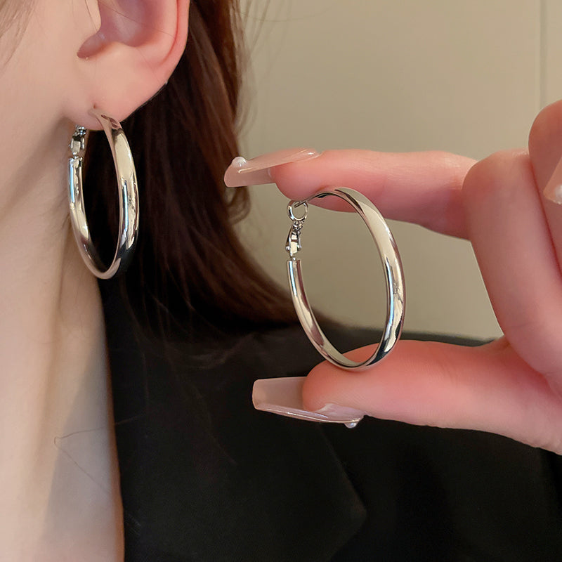 Adiffu French Metallic Earrings