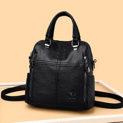 Adiffu Fashion Multi-Functional Backpack Handbag Single Shoulder Crossbody Bag