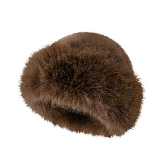 Adiffu Autumn-winter Pullover Hat Women's Plush Fisherman's Hat