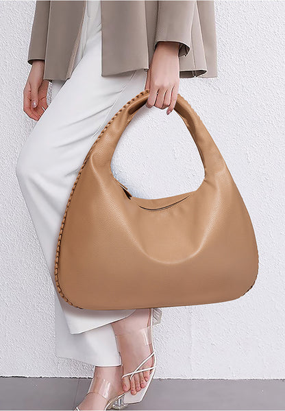 Adiffu Large Capacity Stylish Hand-Held Crescent Bag