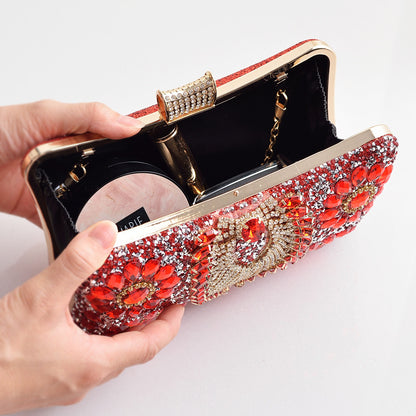 Adiffu Wedding Rhinestone Clutch Bag