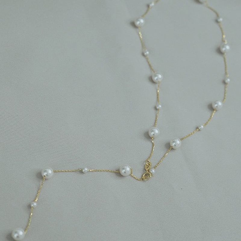 Adiffu Exquisite Artificial Pearl Necklace