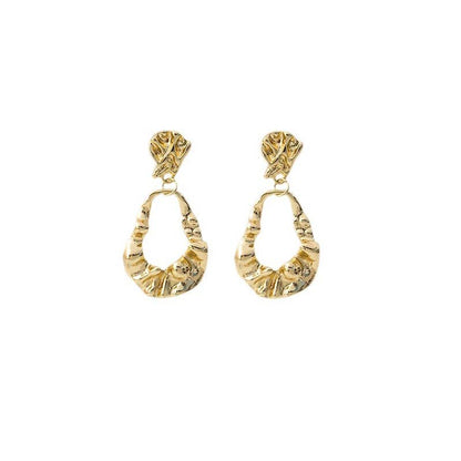Adiffu Fashion Pleated Earrings