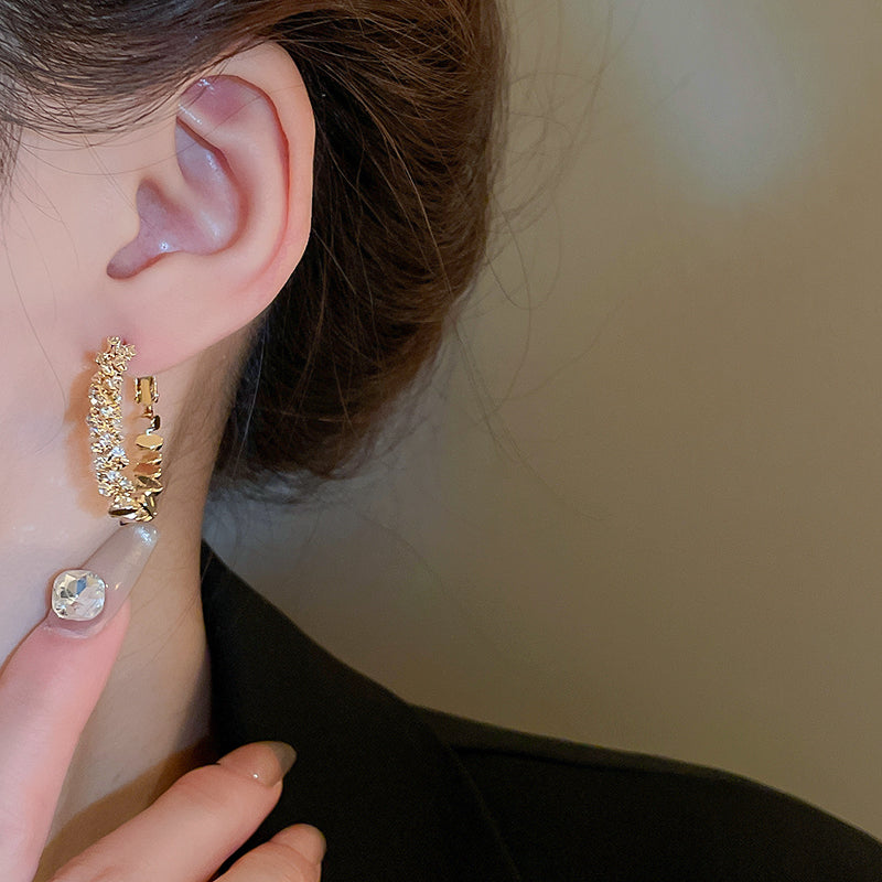 Adiffu Fancy Round Earrings