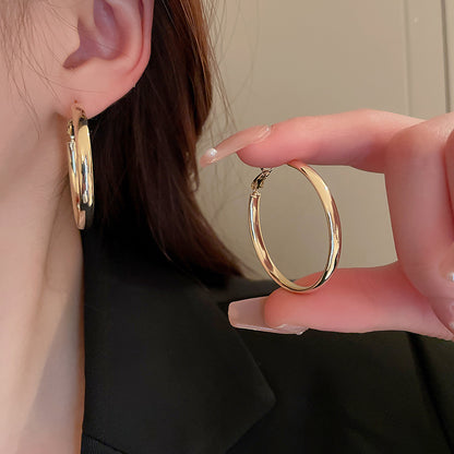 Adiffu French Metallic Earrings
