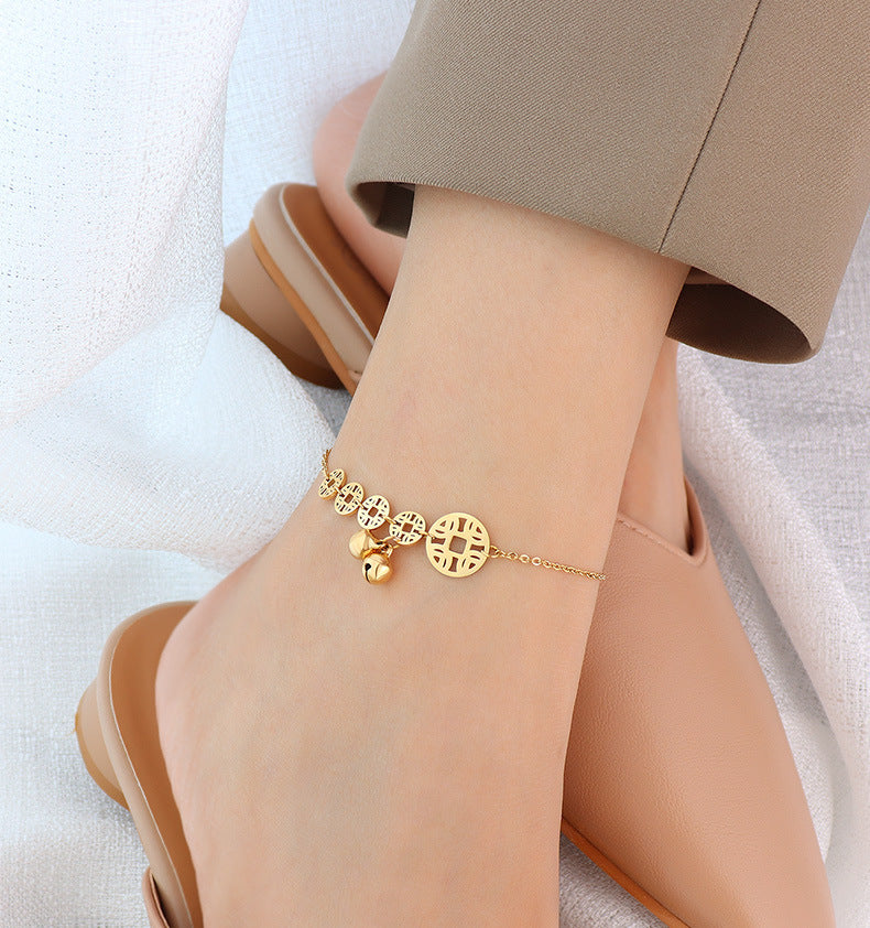 Adiffu Fashion Bell Anklets