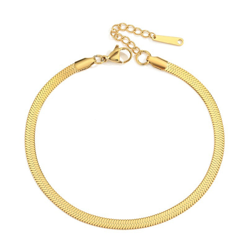 Adiffu Special Herringbone Anklet