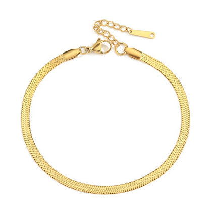 Adiffu Special Herringbone Anklet