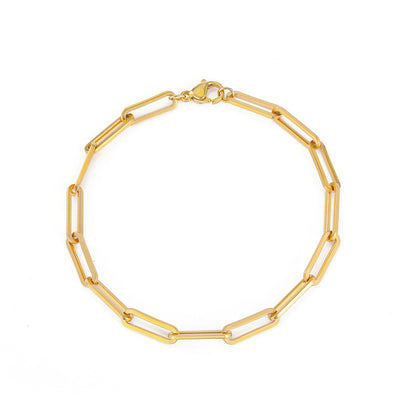 Stylish Paper Clip Bracelet