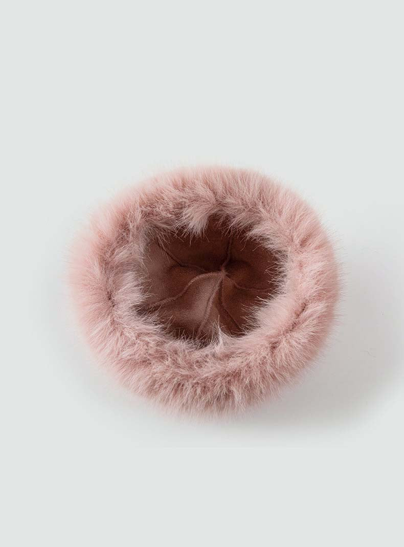 Adiffu Autumn-winter Pullover Hat Women's Plush Fisherman's Hat