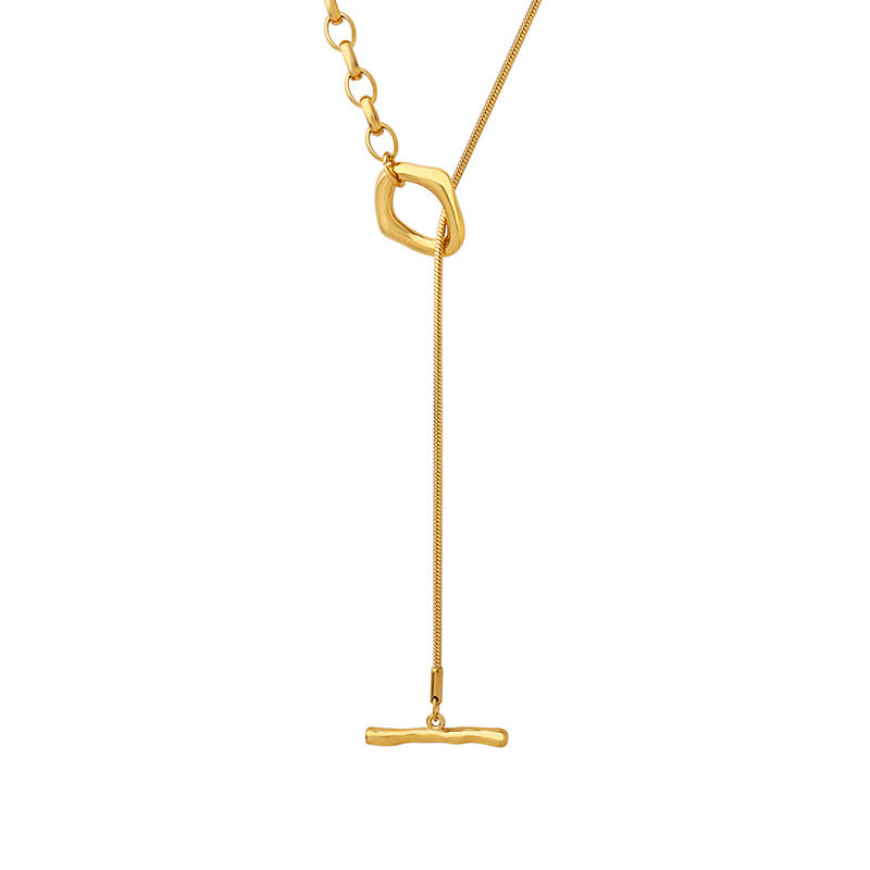 Adiffu Adjustable Length Sweater Necklace