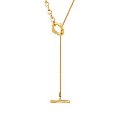 Adiffu Adjustable Length Sweater Necklace