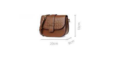 Trendy Saddle Crossbody Bag