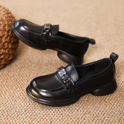 Adiffu British Style Leather Loafers