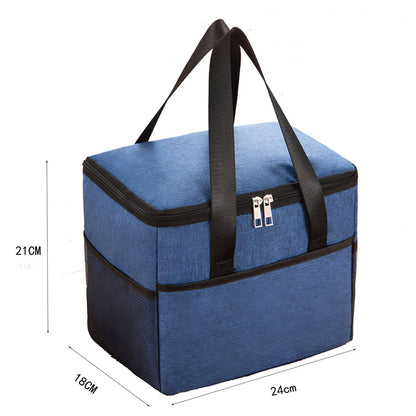 Large Insulated Bag Waterproof Portable Bento Bag Ice Bag Thickened Large Lunch Box Bag Picnic Bag