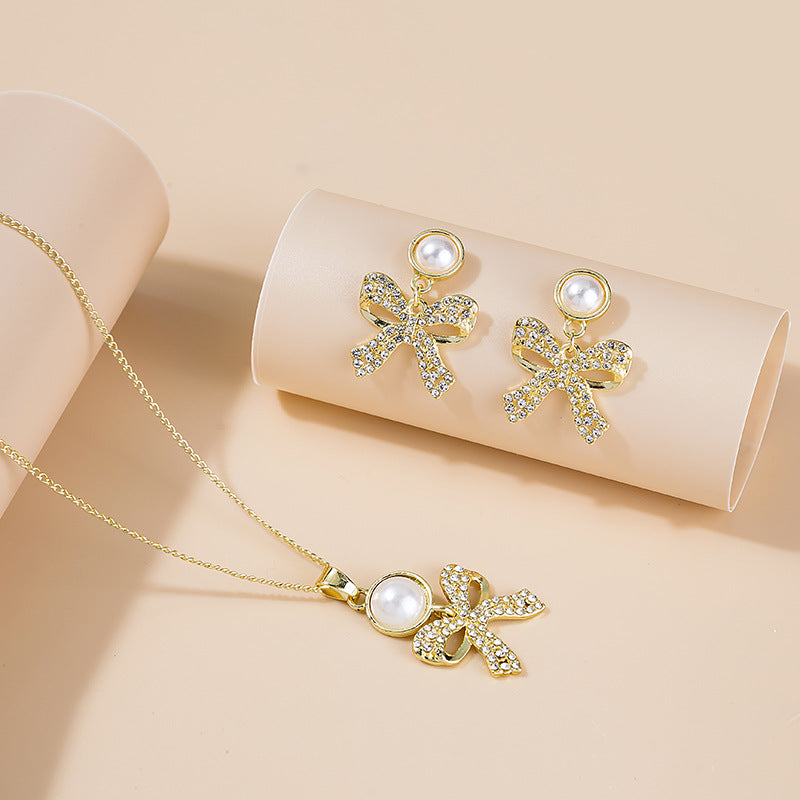 Adiffu Beautiful Bow Jewelry Set