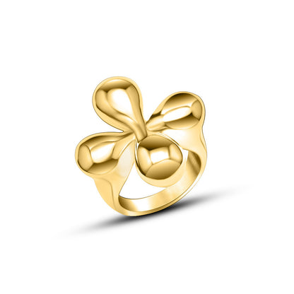 Adiffu Fashion Vintage Gold Ring
