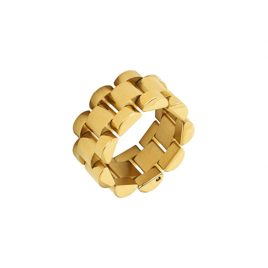 Adiffu Strap Type Heavy Industry Index Finger Ring