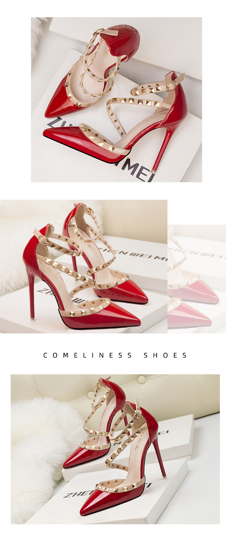 Adiffu Women's Stiletto High Heels