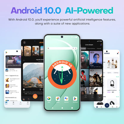 4G network new popular wireless charging A56 phone 3+32GB 6.75-inch Android smartphone