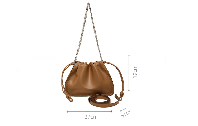 Adiffu Fresh Chain Pleated Bag