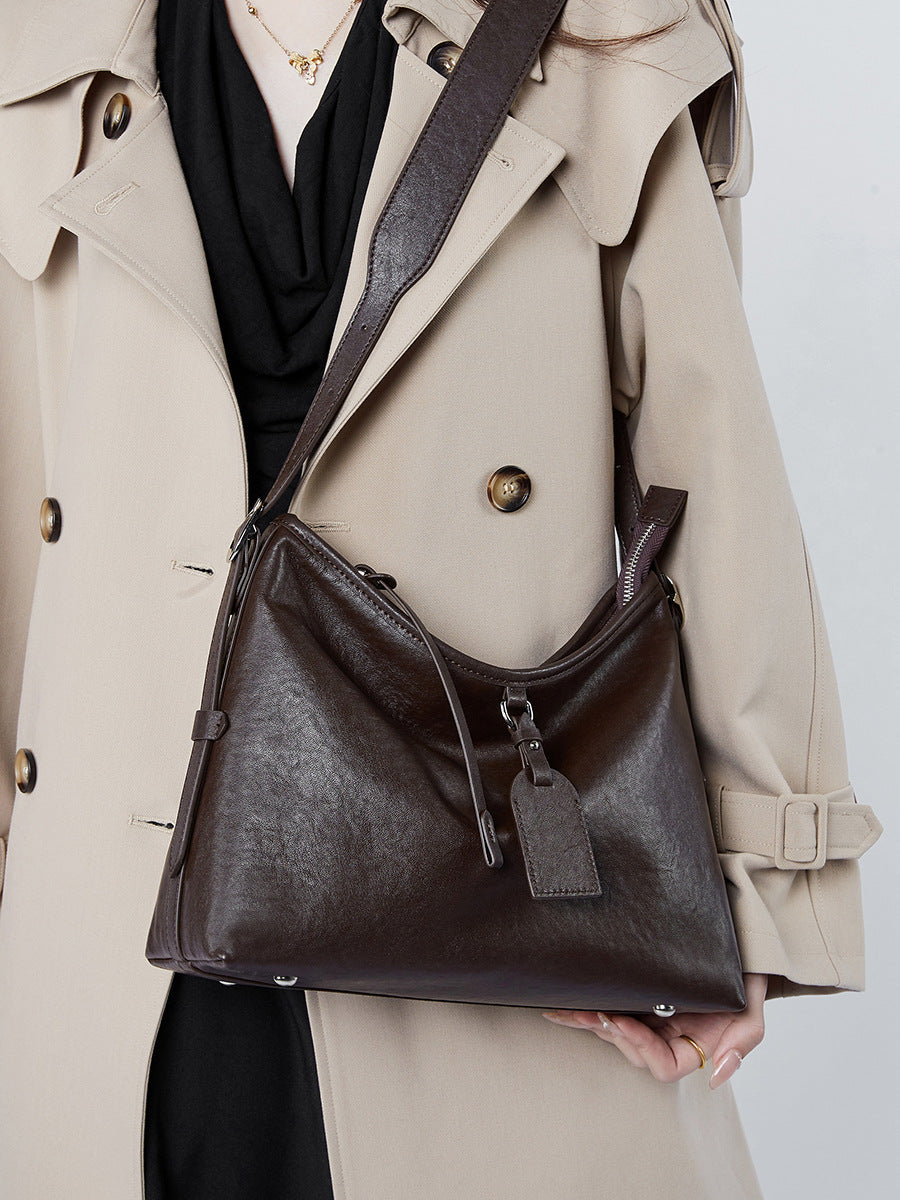 Adiffu Elegant Leather Shoulder Bag