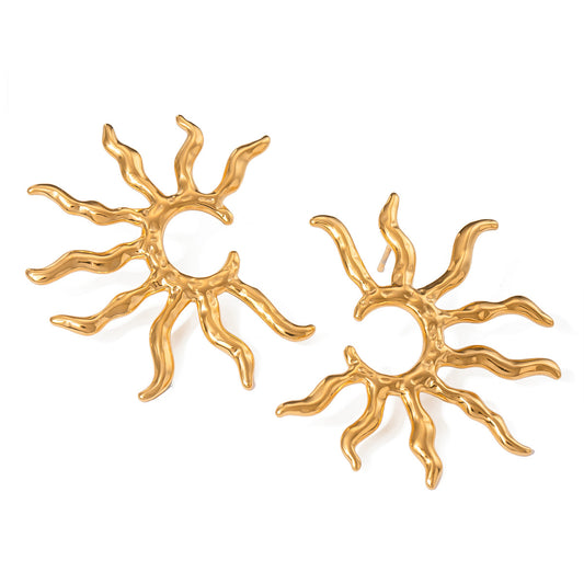 Adiffu Sunflower Earrings
