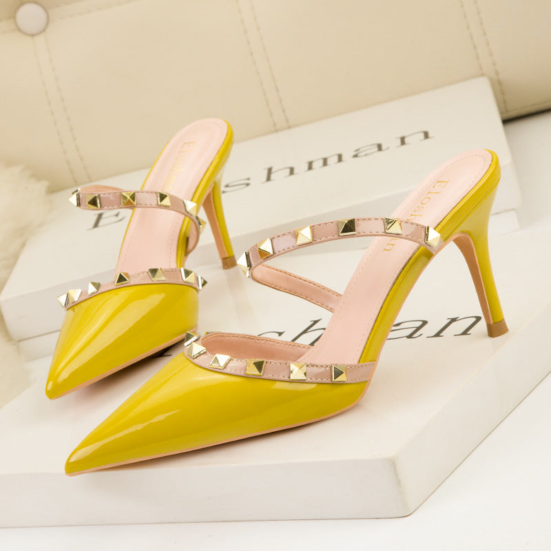 European and American Sexy Skinny High-heeled Pointy Heels
