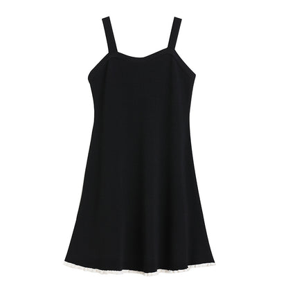 Adiffu Elegant Sweet Camisole Knit Dress